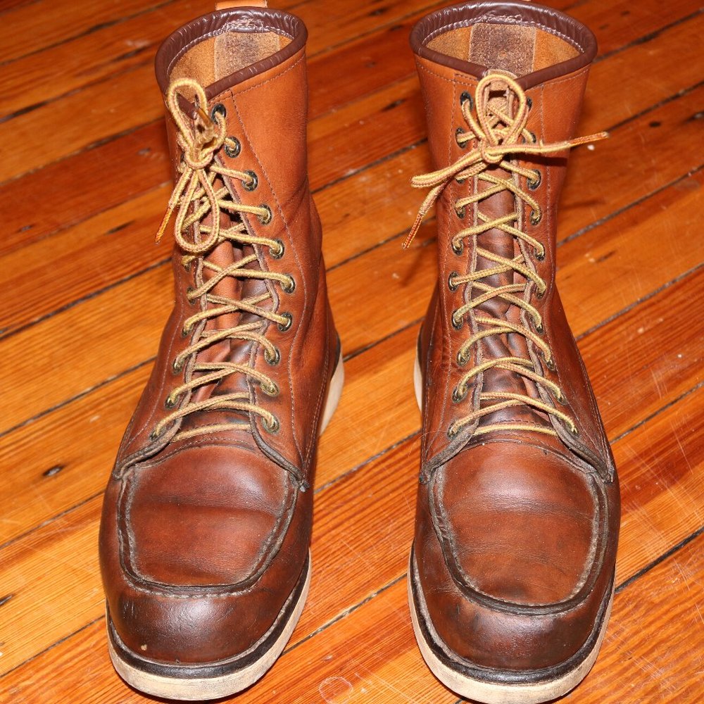 Red Wing 877 Heritage Boots Size 9.5 EE Oro-iginal Leather